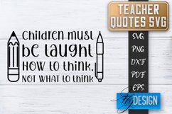 Teacher Quotes SVG | Teacher Design | School Quotes SVG v.2 Product Image 1