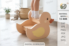 3D Kids Step Stands Bundle Laser Cut. Kids Step Stool SVG Product Image 7