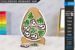 Children’s Reward Jar Laser Cut |Good Behavior Jar| Kids SVG Product Image 1