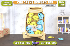 Reward Jar Laser Cut|Classroom Reward Jar|Good Behavior Jar Product Image 1