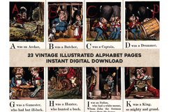 Childs Colored Alphabet ABCs Hi Res Restored Images Bundle Product Image 1