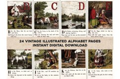 Childs Colored Alphabet ABCs Hi Res Restored Images Bundle Product Image 1
