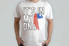It's in my DNA Chile Flag Fingerprint PNG Sublimation Product Image 2