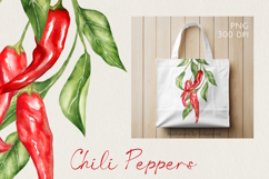 Hand-Drawn Red Chili Peppers Clip Art Product Image 2
