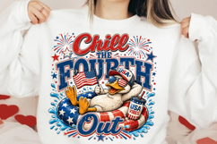 Chill Duck USA Float PNG Clipart Product Image 2