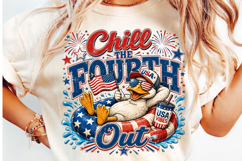 Chill Duck USA Float PNG Clipart Product Image 4