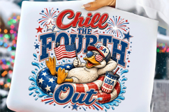 Chill Duck USA Float PNG Clipart Product Image 6
