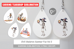 Earring Chill Summer Skeletons Product Image 1