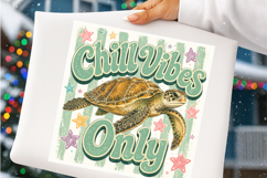 Chill Vibes Only Turtle PNG Product Image 4