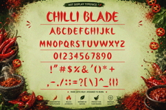 CHILLI BLADE - Display Font Product Image 10