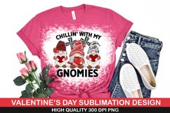 Chillin With My Gnomies Sublimation | Valentine Sublimation Product Image 1