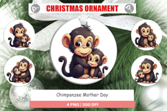 Ornament Chimpanzee Mother&#039;s Day Product Image 1