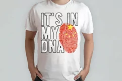 It's in my DNA China Flag Fingerprint PNG Sublimation Product Image 2