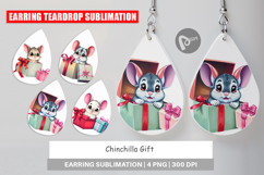Earring Chinchilla Gift Product Image 1
