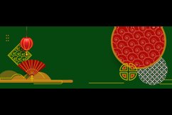 Chinese festival oriental greeting banner template Product Image 2