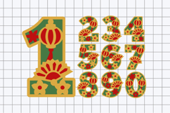 chinese Numbers 3D SVG Product Image 2