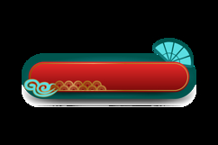 Chinese round frame element decorative design eps 10 Product Image 2