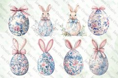 Chinoiserie Easter Sublimation Clipart Product Image 3