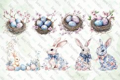Chinoiserie Easter Sublimation Clipart Product Image 6