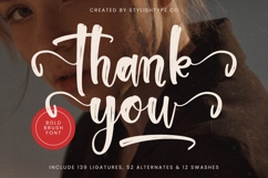 Chinstrap Stucky - Bold Brush Font Product Image 20