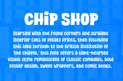 Chip Shop - A Straight Cut Poster Font Product Image 2