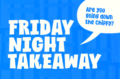 Chip Shop - A Straight Cut Poster Font Product Image 4