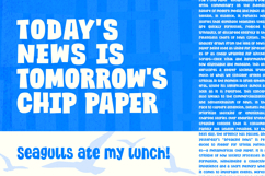Chip Shop - A Straight Cut Poster Font Product Image 8