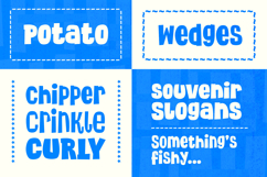 Chip Shop - A Straight Cut Poster Font Product Image 14