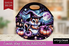 Chipmunk Halloween Lunch Bag Cute Animal Lunch Bug PNG Product Image 1