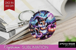 Chipmunk Halloween Keychain PNG Cute Animal Keychain Product Image 1