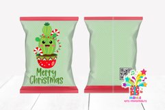 Christmas Chip Bag #26 / Christmas cactus chip bag Product Image 1