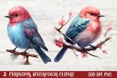 Christmas Birds Clipart , Christmas Birds Clipart Product Image 1