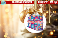 Patchwork Arizona Christmas Ornaments PNG Product Image 1