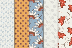 Boho Floral Digital Paper Pack Product Image 3