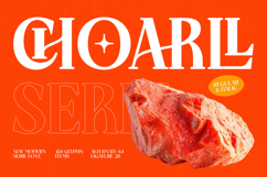 Choarll - New Modern Serif Font Product Image 1
