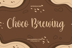 Choco Brewing Font Product Image 1