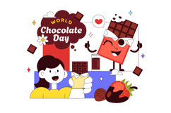 10 World Chocolate Day Illustration Product Image 4