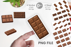 Chocolate Bar Sticker Product Image 1