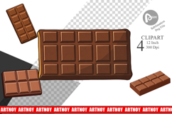 Chocolate Bar Clipart Product Image 1