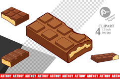 Chocolate Bar Clipart Product Image 1