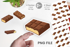 Chocolate Bar Sticker Product Image 1