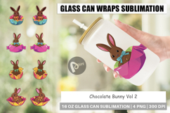 Glass Can Chocolate Bunny Product Image 1