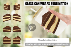 Glass Can Chocolate Cake Slice Product Image 1