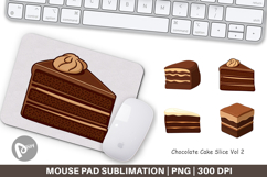 Mouse Pad Chocolate Cake Slice Product Image 1
