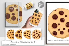 Digital Paper Chocolate Chip Cookie Product Image 1