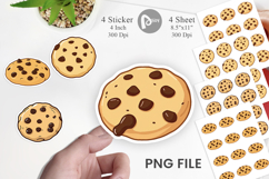 Chocolate Chip Cookie Sticker Product Image 1