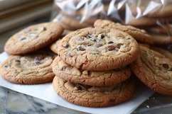 Cookies with chocolate chips Heap Product Image 1