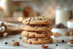 Cookies with chocolate chips Heap Product Image 1