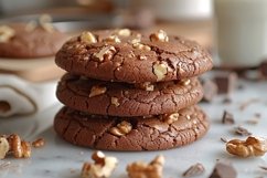 Cookies with chocolate chips Heap Product Image 1