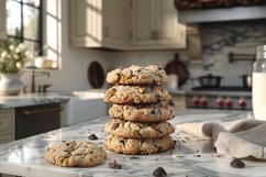 Cookies with chocolate chips Heap Product Image 1